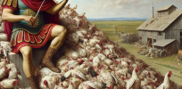 Egg industry scrambling: Today’s Neros fiddle as the bird flu crisis deepens while politicians and ideologues ignore solutions to the crisis
